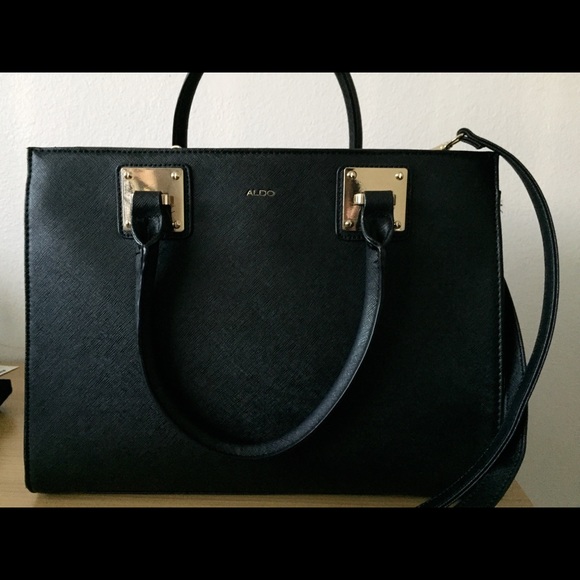 black structured bag